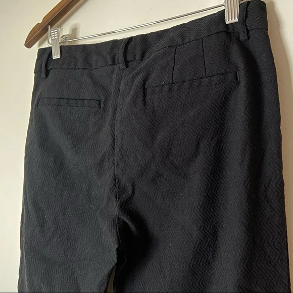 Textured Straight Leg Pants Womens Patterned Size 6 Trouser Work MARIO SERRANI - Picture 3 of 10